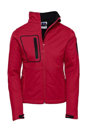 Jaqueta Sportshell 5000 feminina - CR - Vermelho clássico