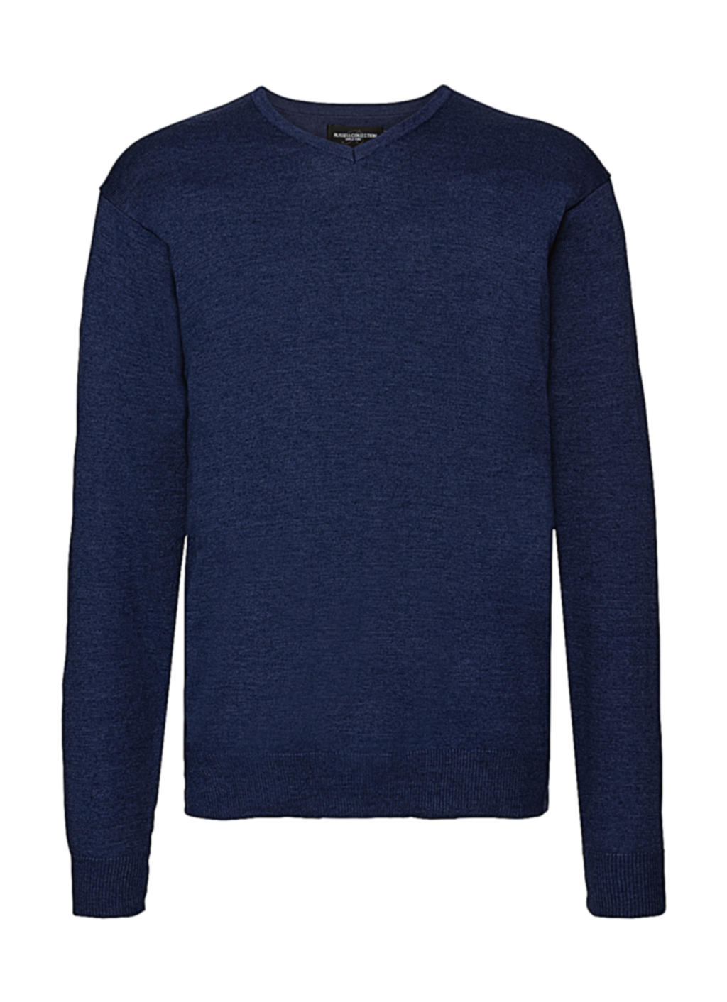 Suéter masculino de malha com decote em V - D2 - Mescla de jeans
