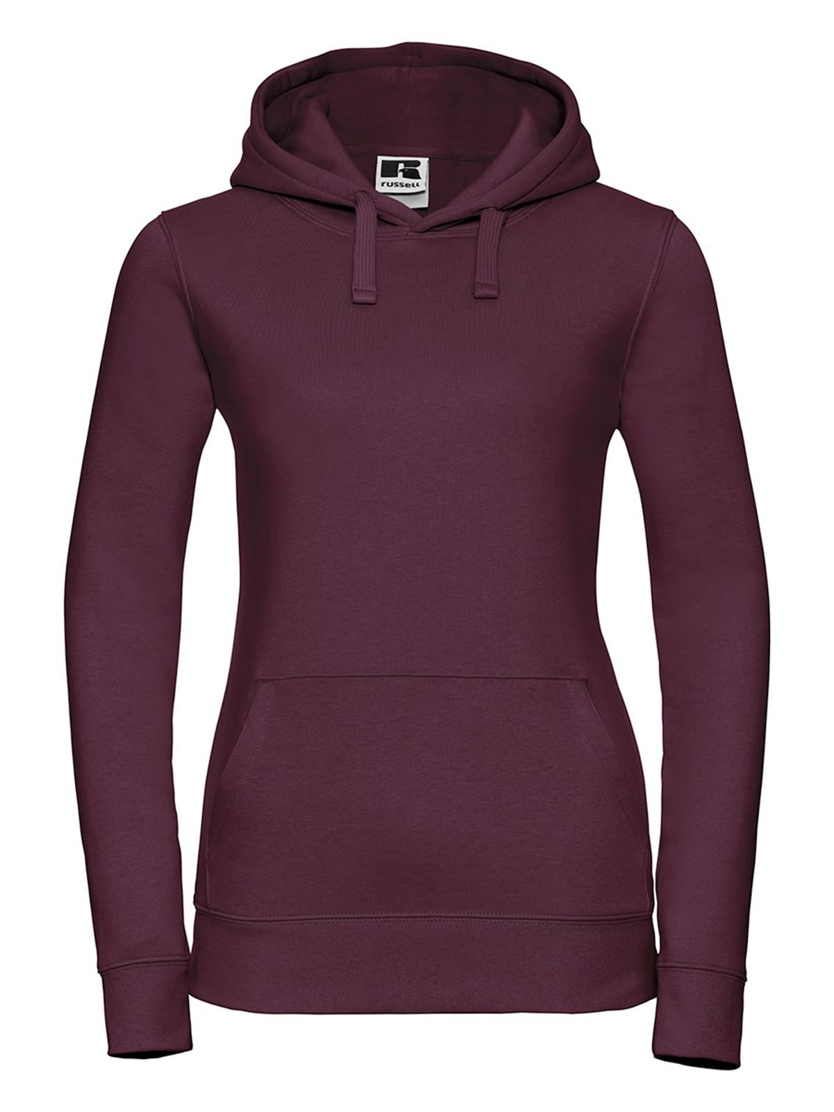 Moletom com capuz feminino autêntico - BUR - Borgonha