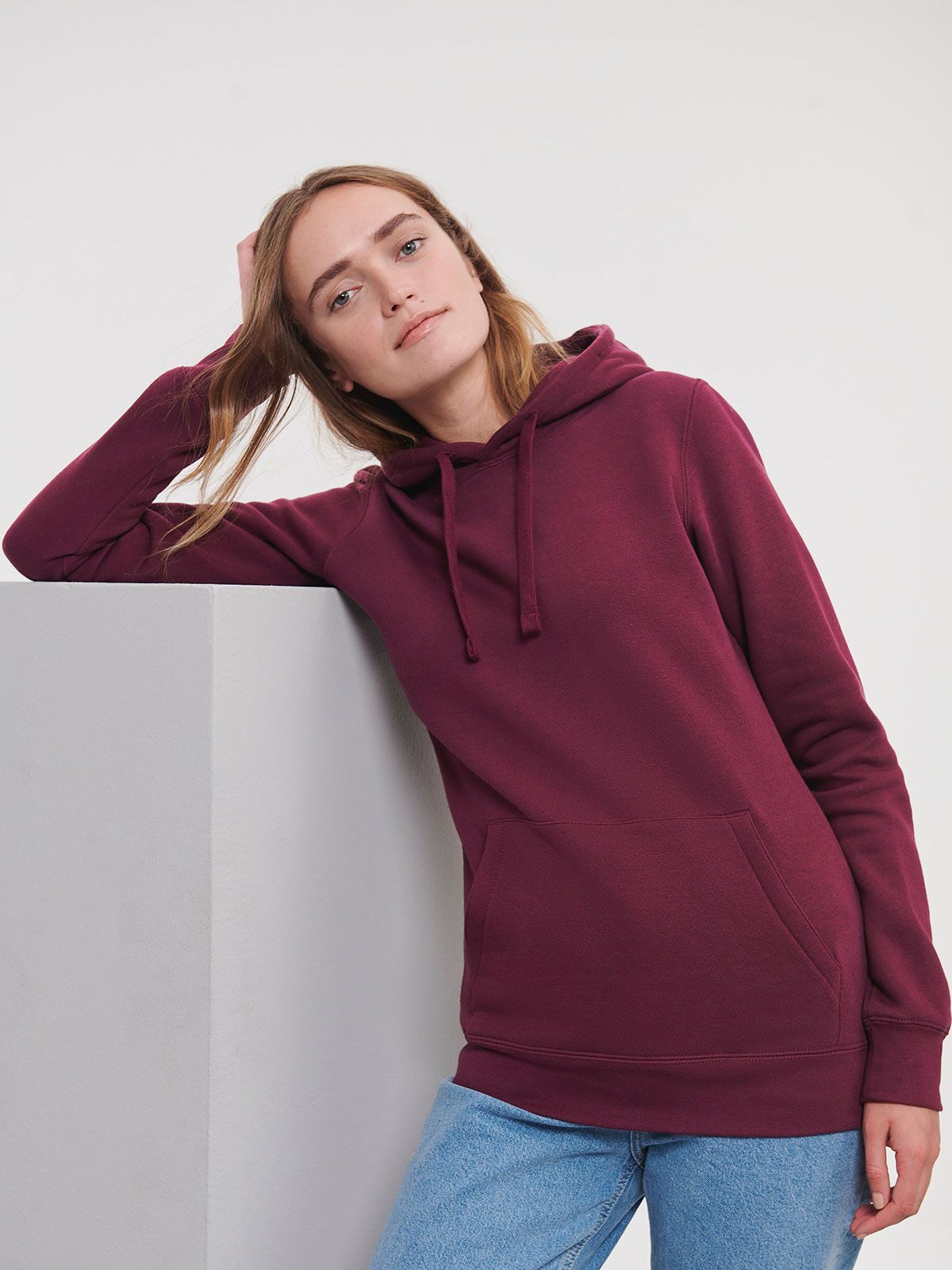 Moletom com capuz feminino autêntico