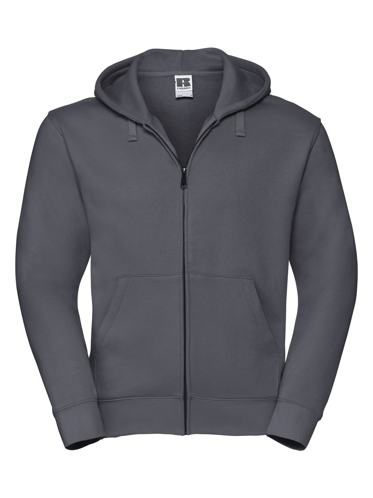 Jaqueta masculina autêntica com capuz e zíper - CG - Convoy Grey