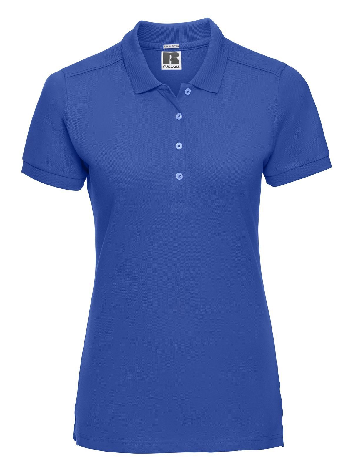 Polo feminino ajustado e elástico - ZU - Azul Celeste