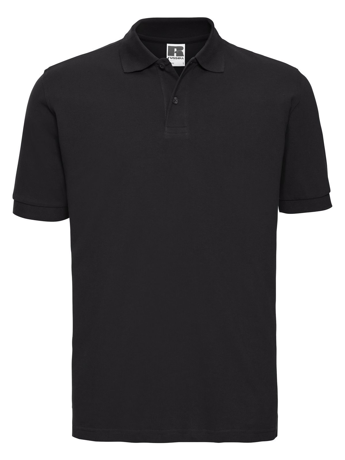 Polo clássico de algodão masculino - 36 - Preto