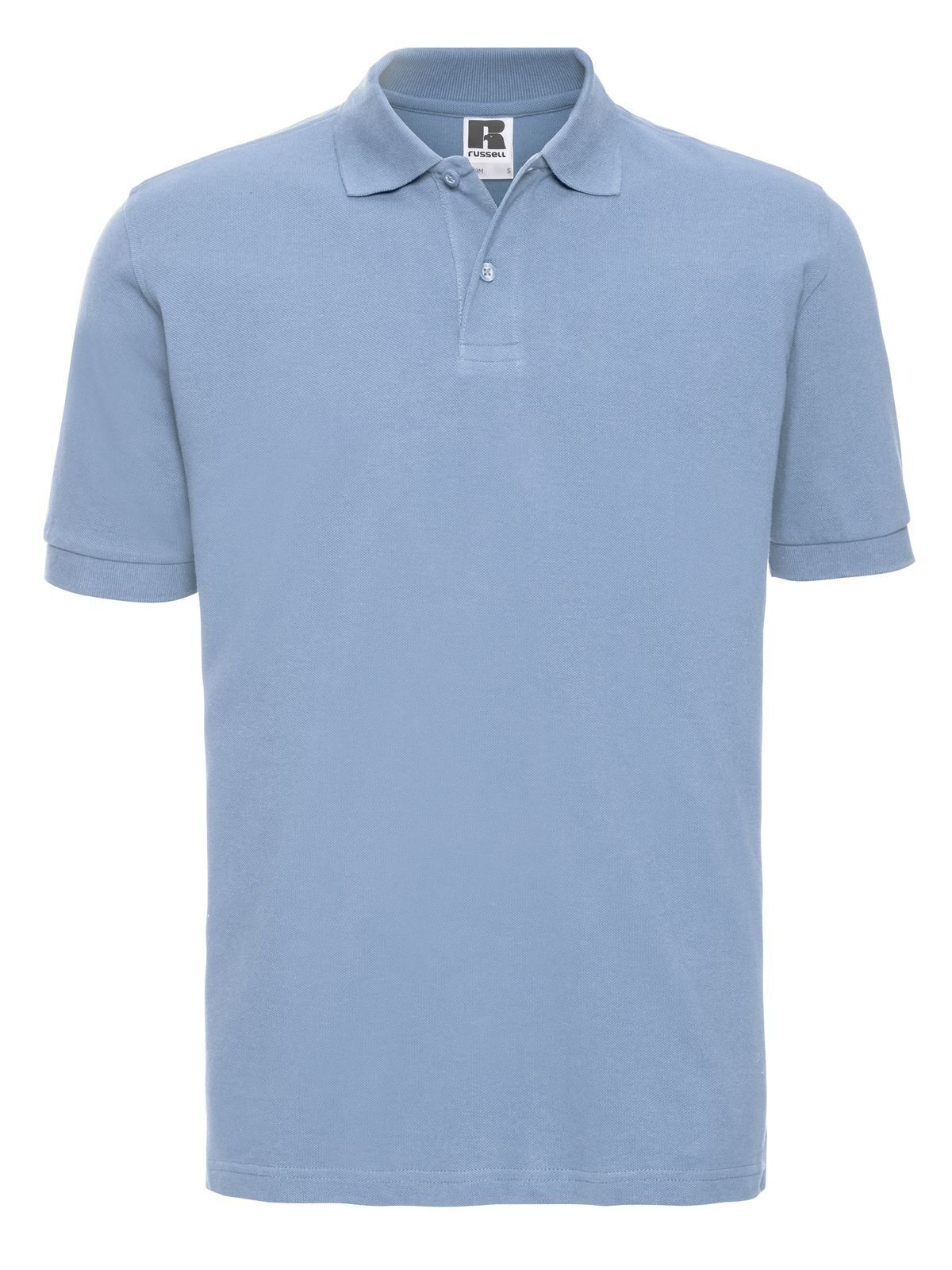 Polo clássico de algodão masculino - SC - Céu