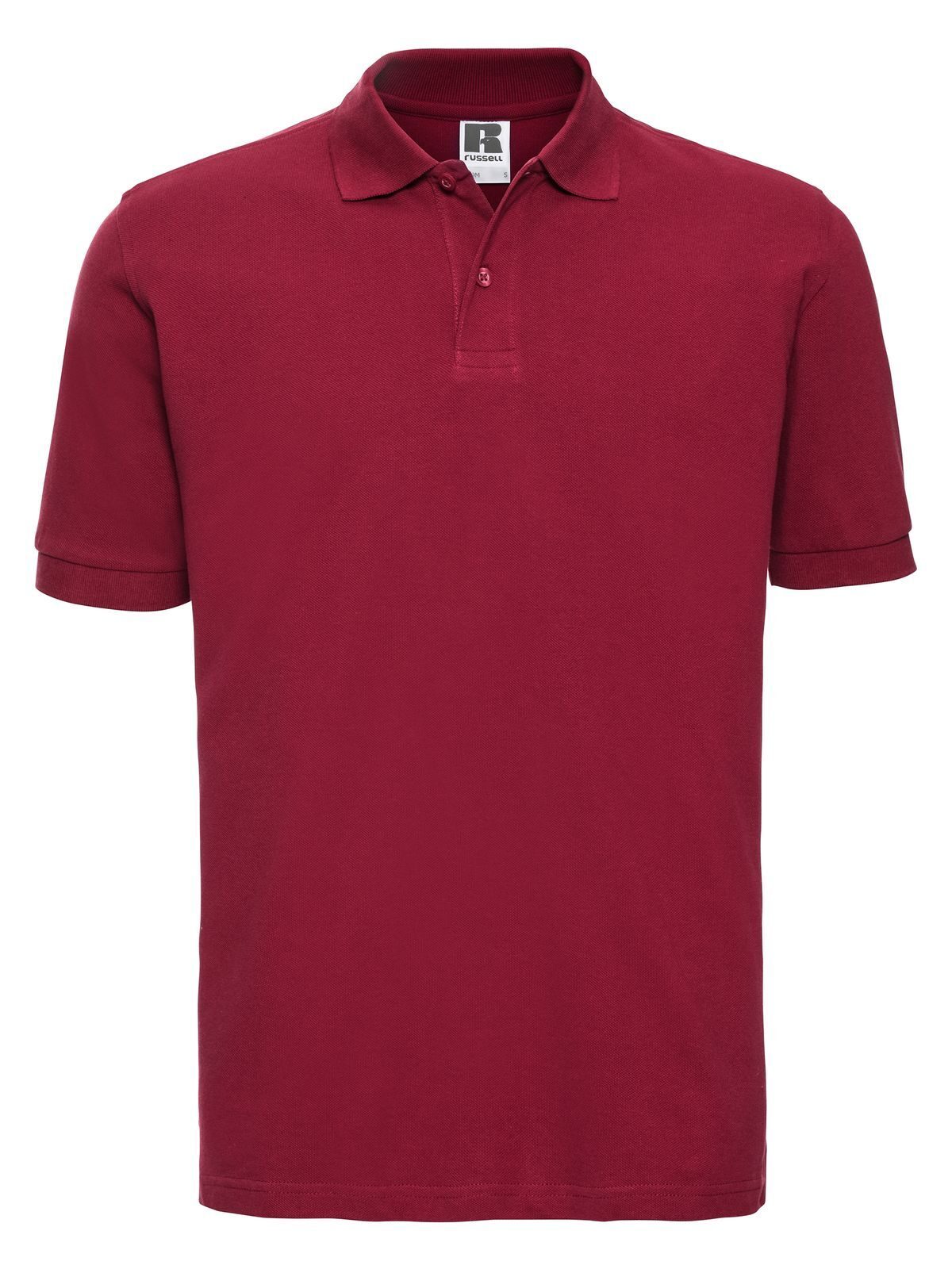 Polo clássico de algodão masculino - CR - Vermelho clássico