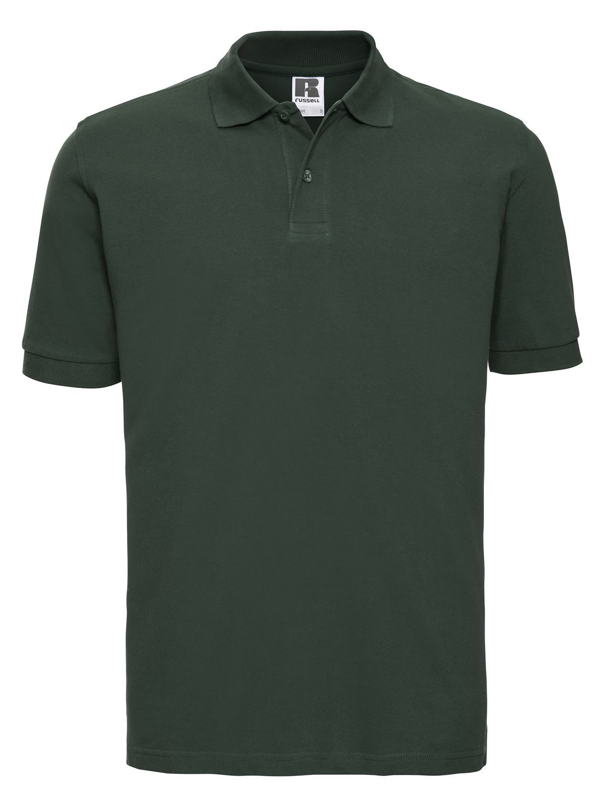 Polo clássico de algodão masculino - 38 - Verde Garrafa