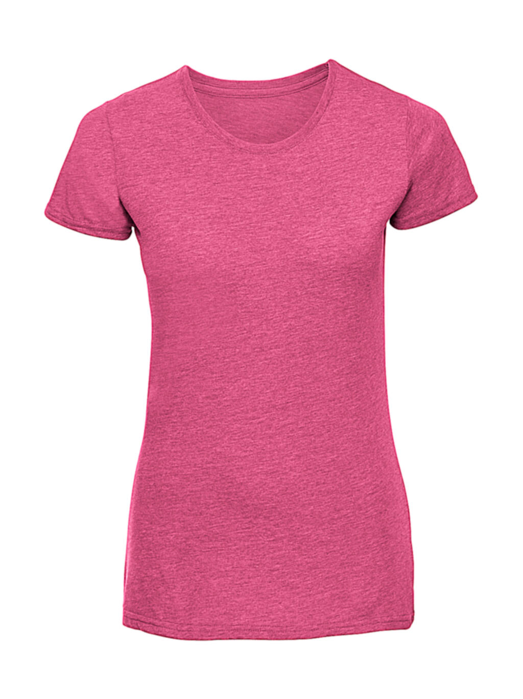 Camiseta feminina HD - 2P - Rosa mesclado