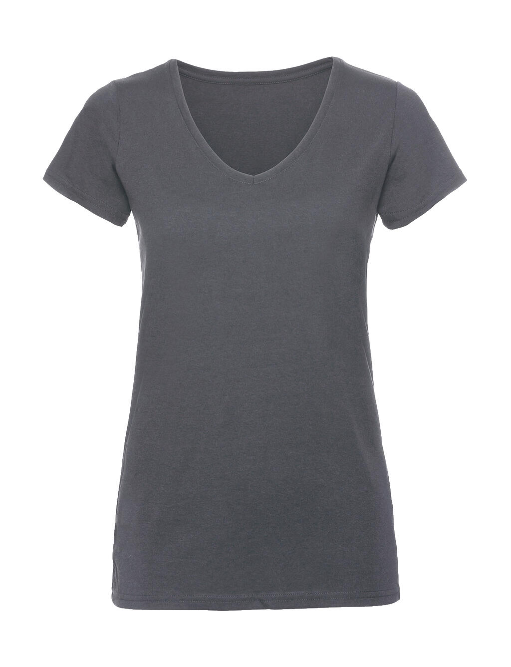 Camiseta feminina HD com decote em V - CG - Convoy Grey