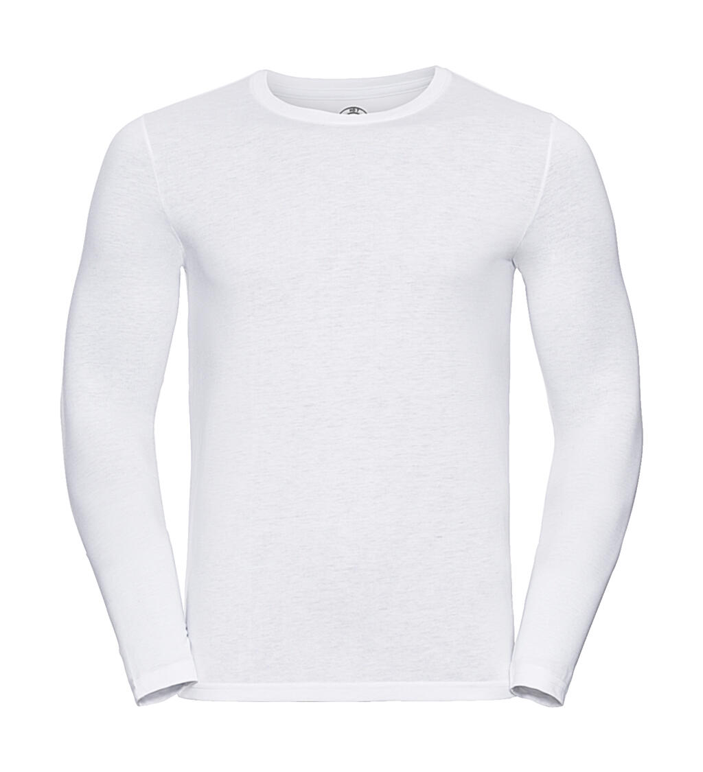 Camiseta masculina de manga comprida HD - 30 - Branco