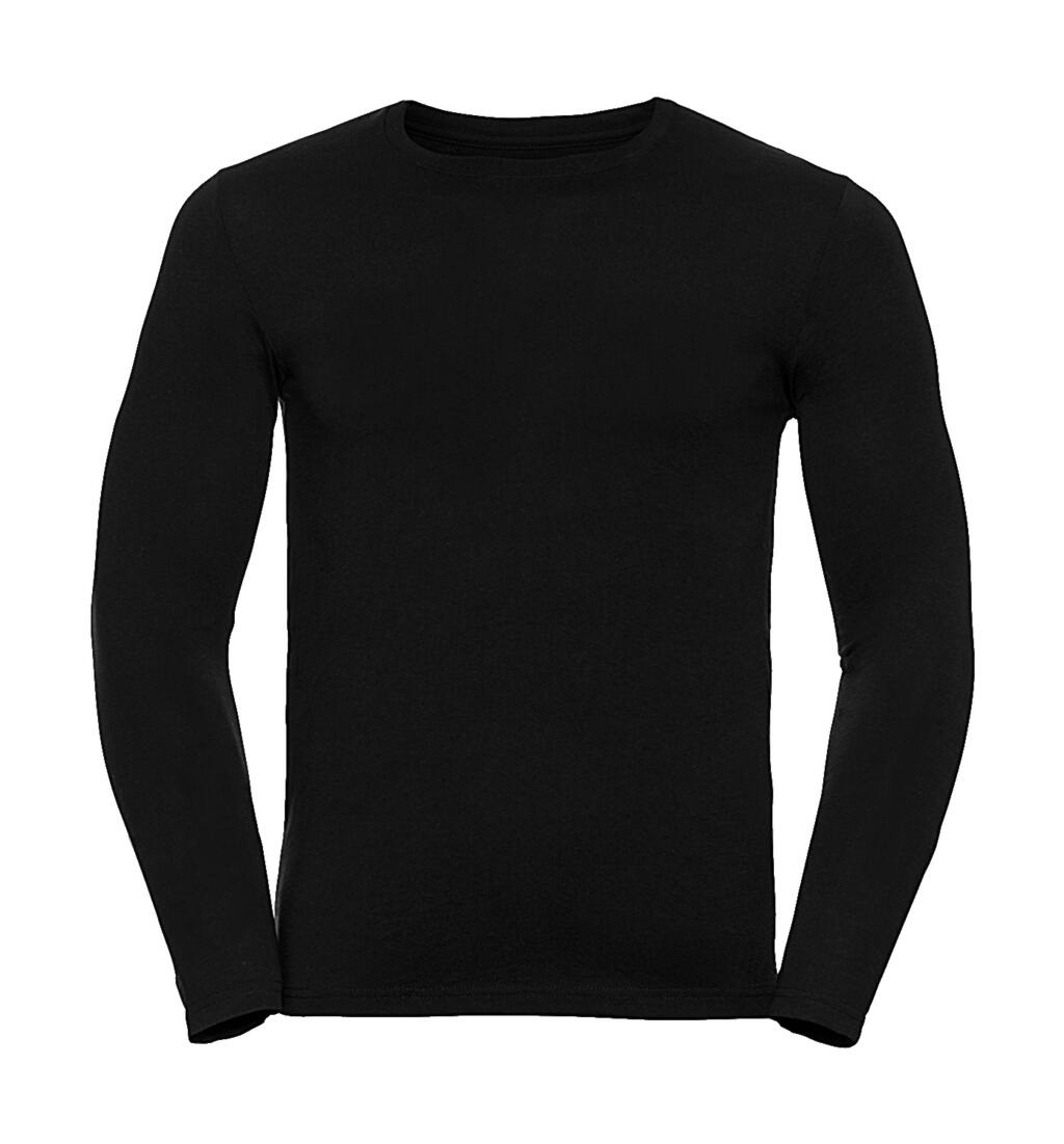 Camiseta masculina de manga comprida HD - 36 - Preto