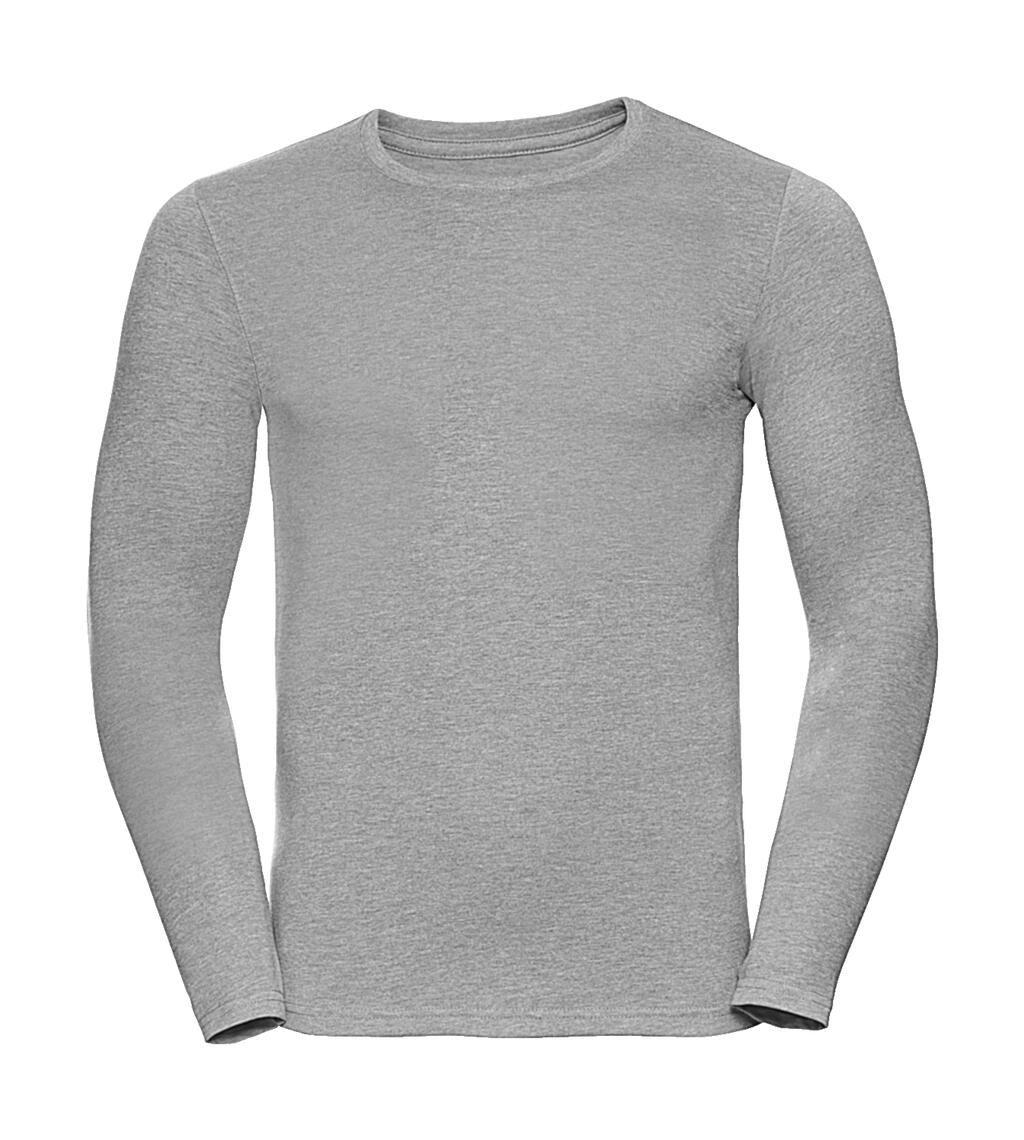 Camiseta masculina de manga comprida HD - S7 - Marga prateada