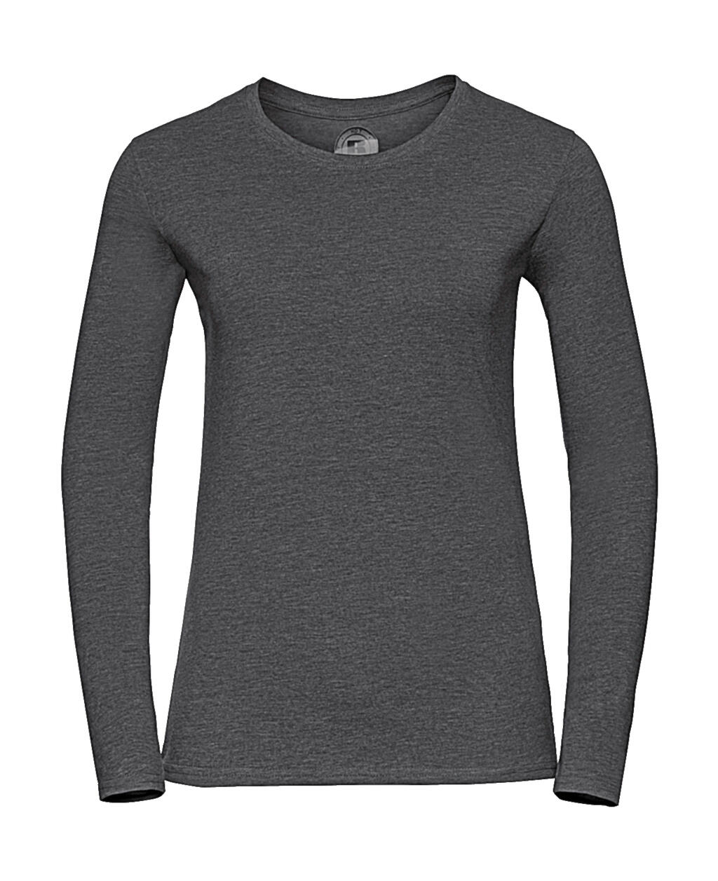 Camiseta feminina de manga comprida HD - GY - Marga Cinza