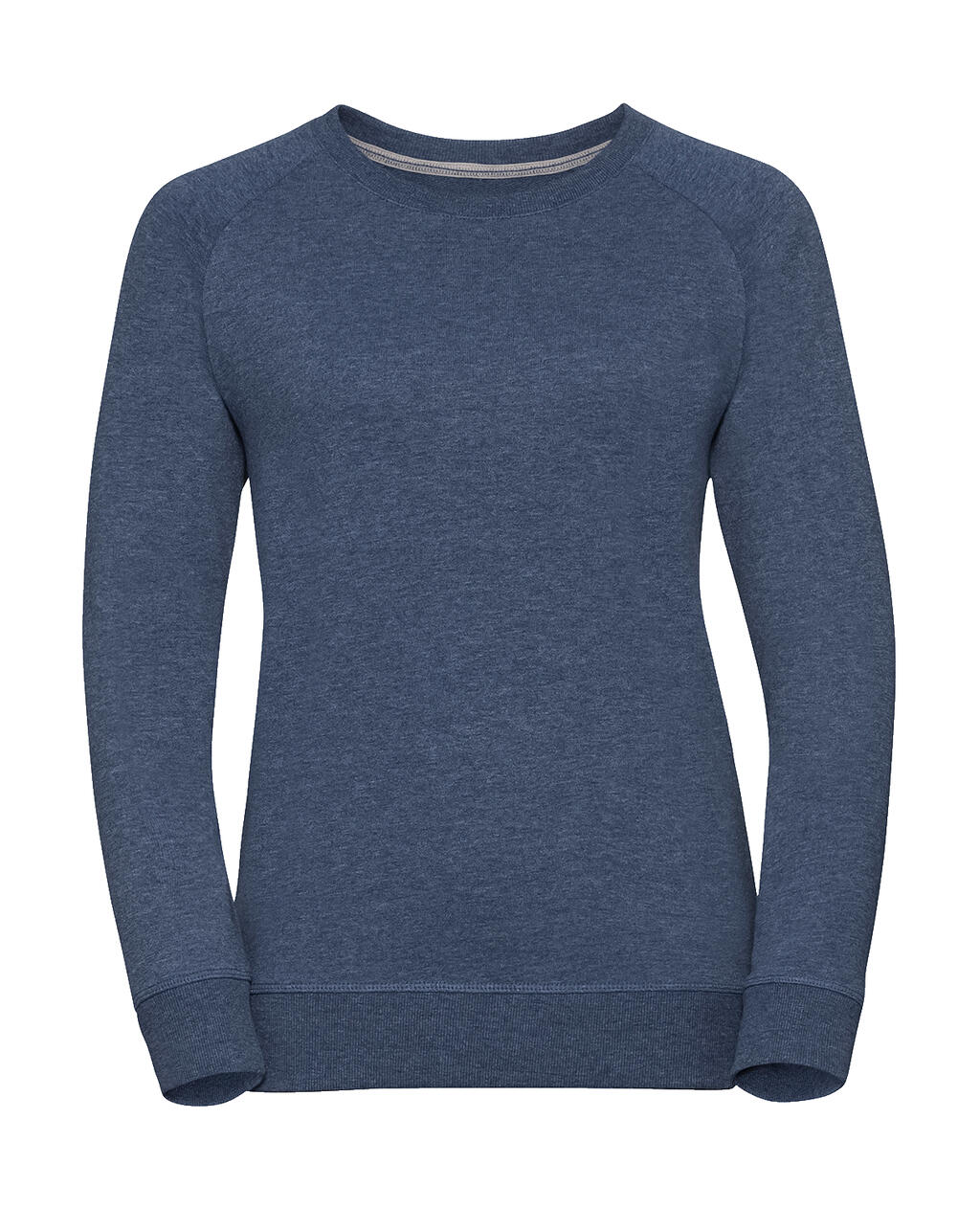 Moletom feminino HD Raglan French Terry - N9 - Azul Marinho Brilhante Mesclado
