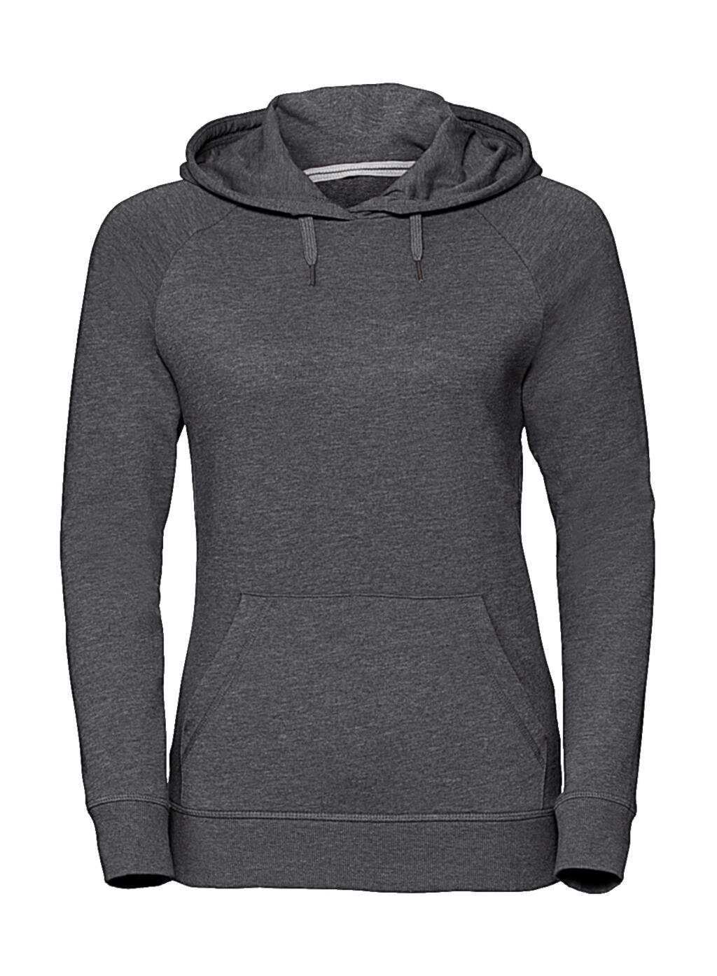Moletom feminino HD French Terry com capuz - GY - Marga Cinza