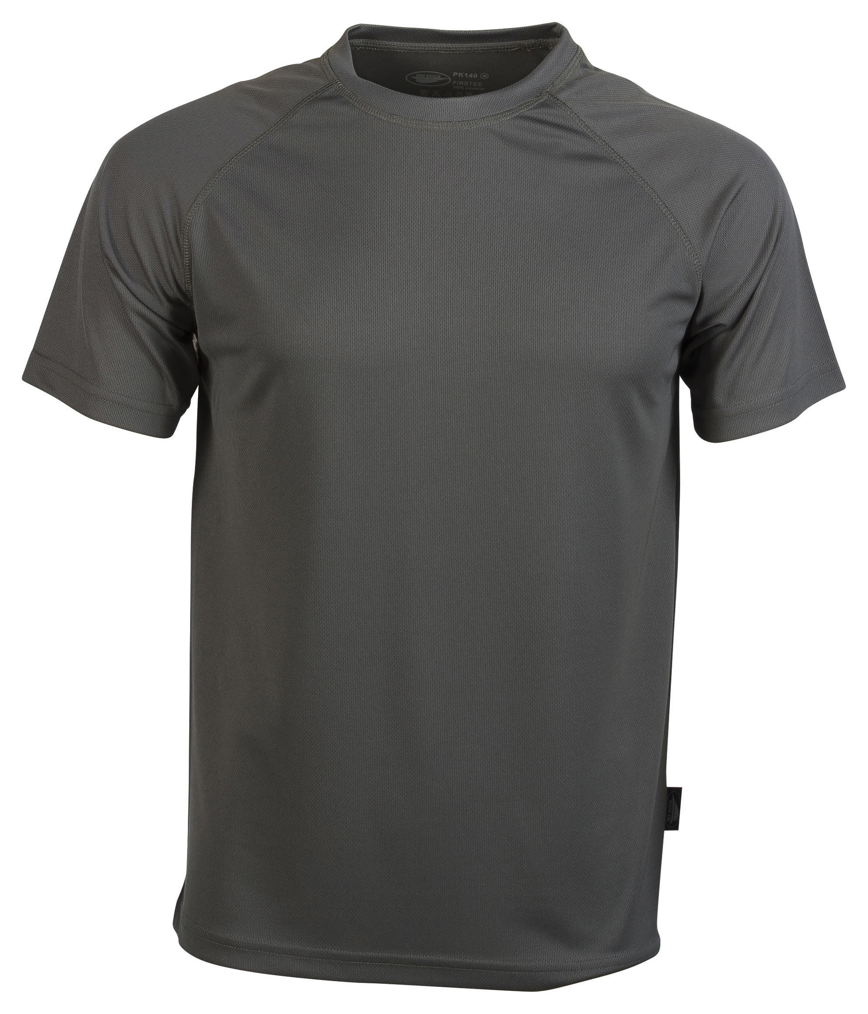 Camisa esportiva Firstee de manga curta com gola redonda - TT - Titânio