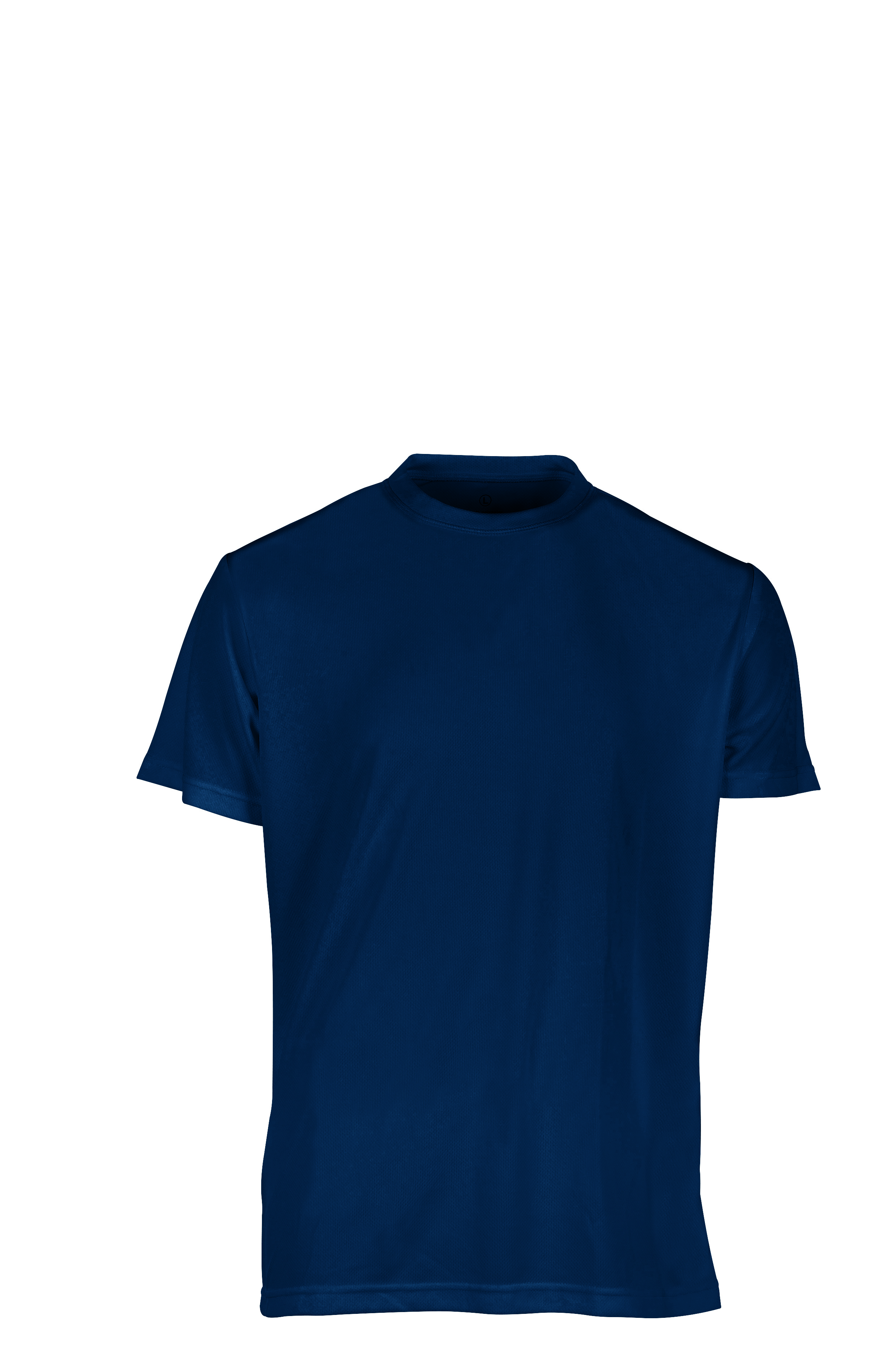 Camiseta esportiva de manga curta e gola redonda - NY - Marinha