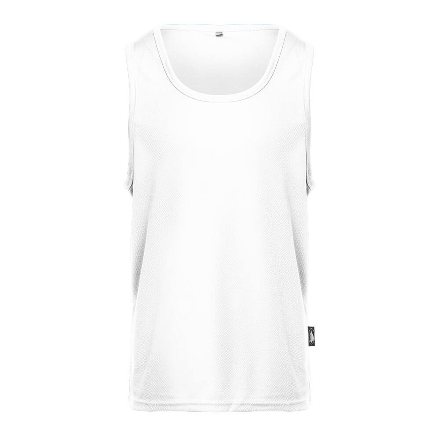 Regata esportiva Firstop com gola redonda - WH - Branco/Titânio