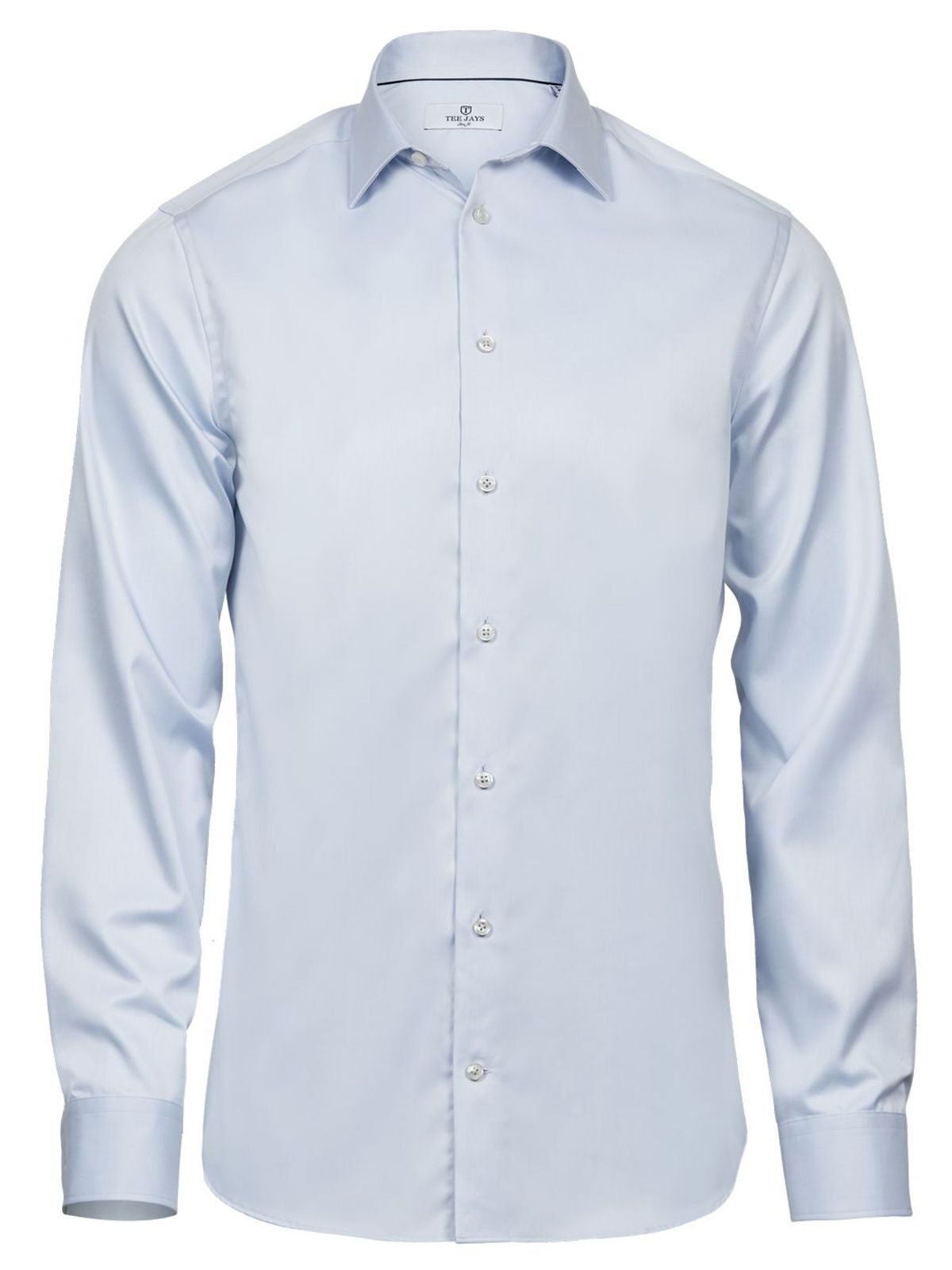 Camisa de luxo Slim Fit - Azul claro