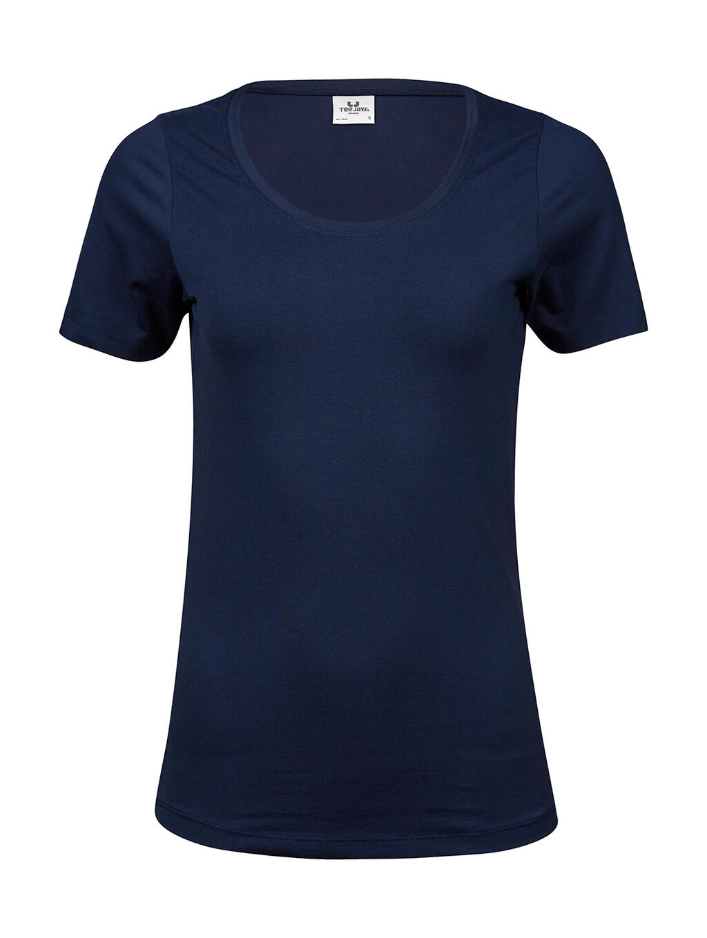 Camiseta feminina de tecido elástico - 200 - Marinha