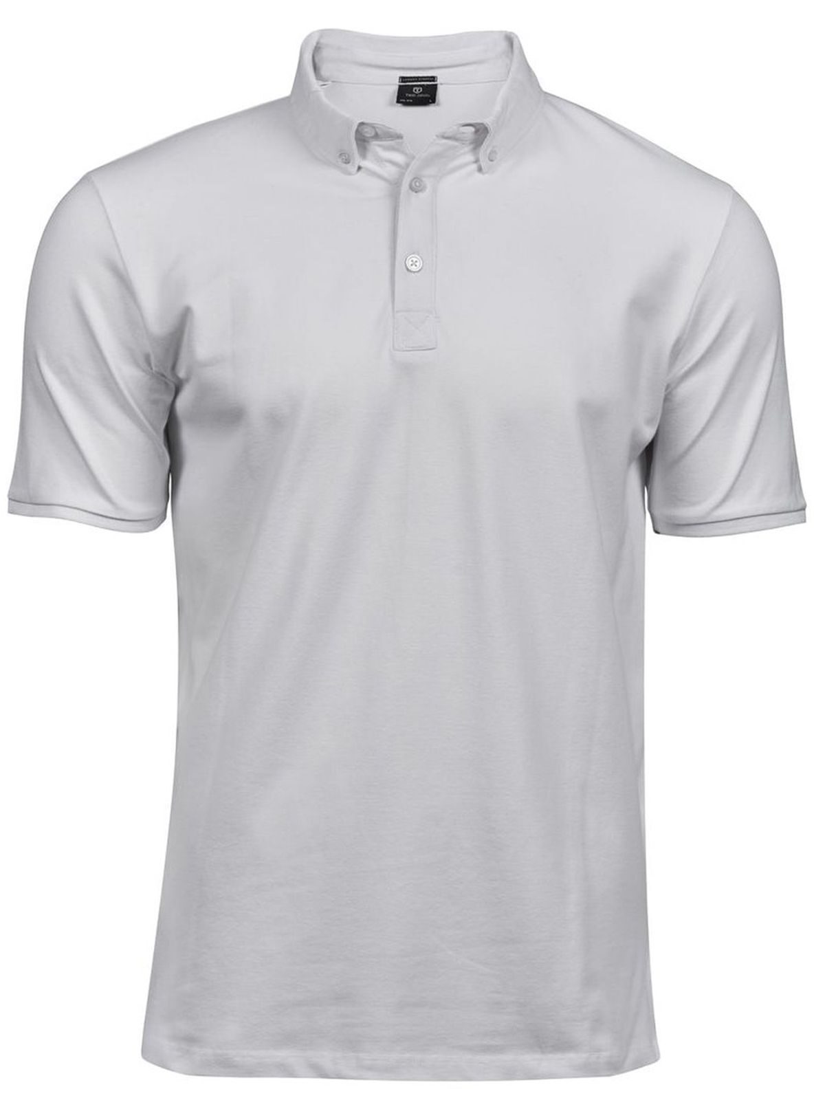 Polo de luxo com elastano - WHT - Branco