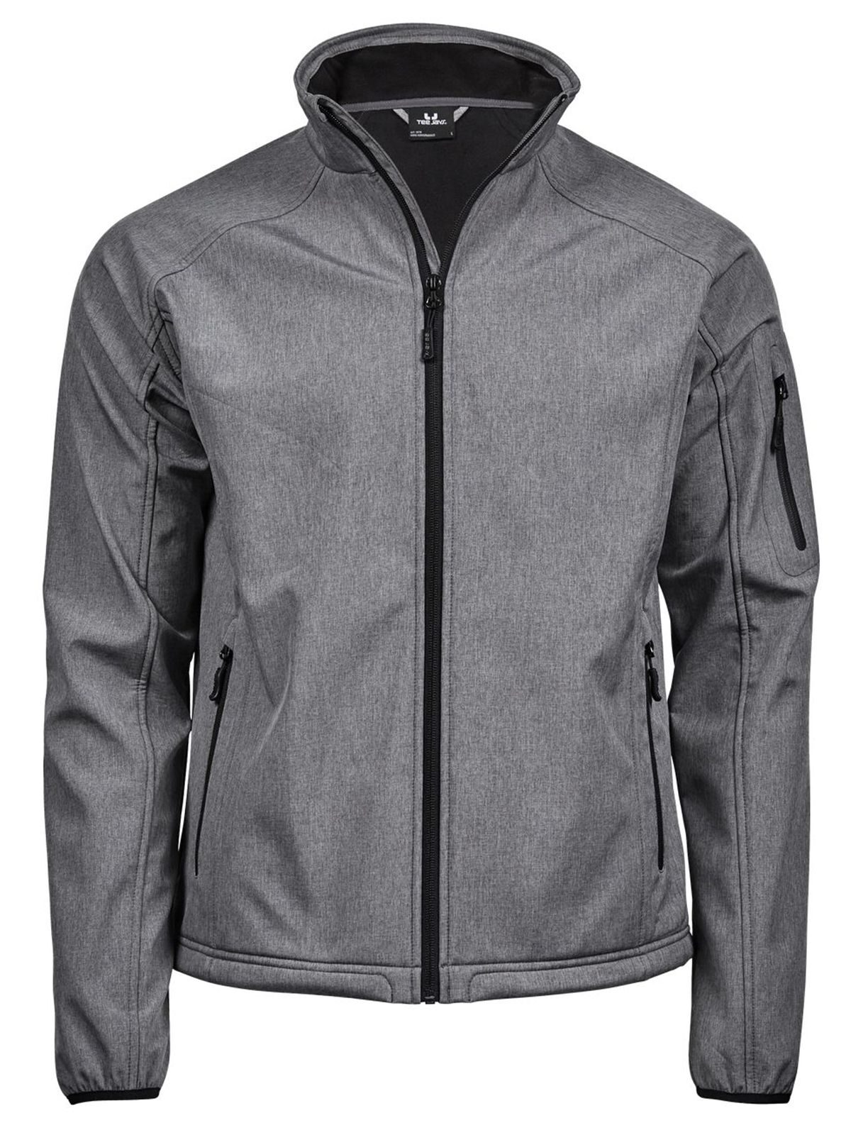 Jaqueta Softshell Masculina Leve de Alto Desempenho - 46 - Mescla Cinza