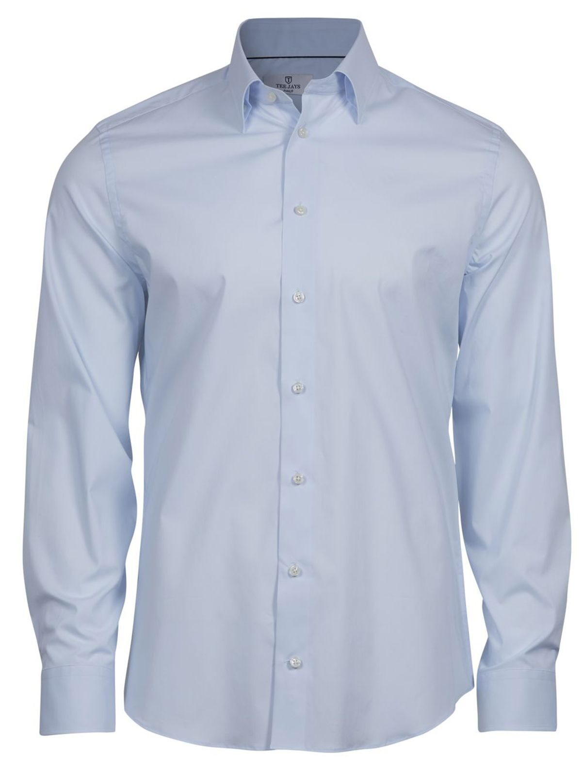 Camisa de luxo elástica - Azul claro
