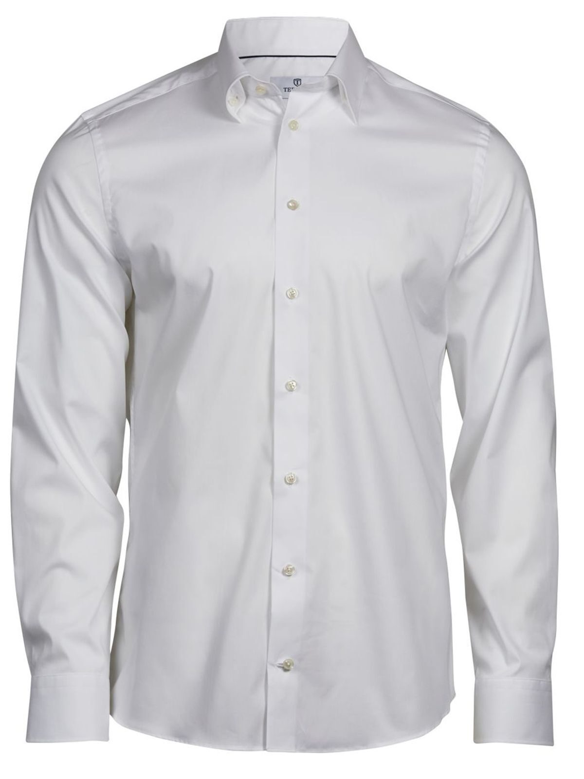 Camisa de luxo elástica - WHT - Branco