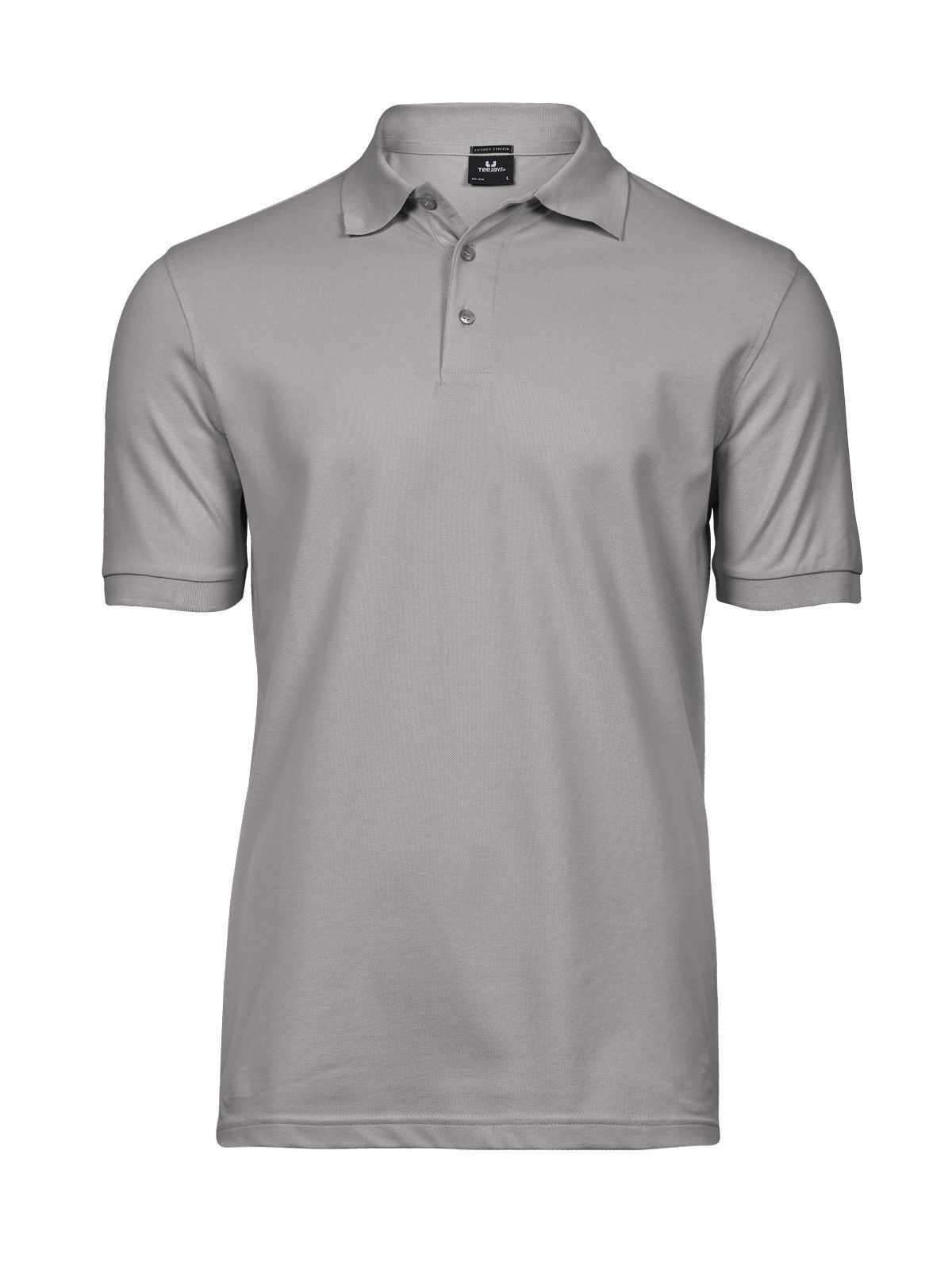 Polo de luxo elástica para homem - Pedra
