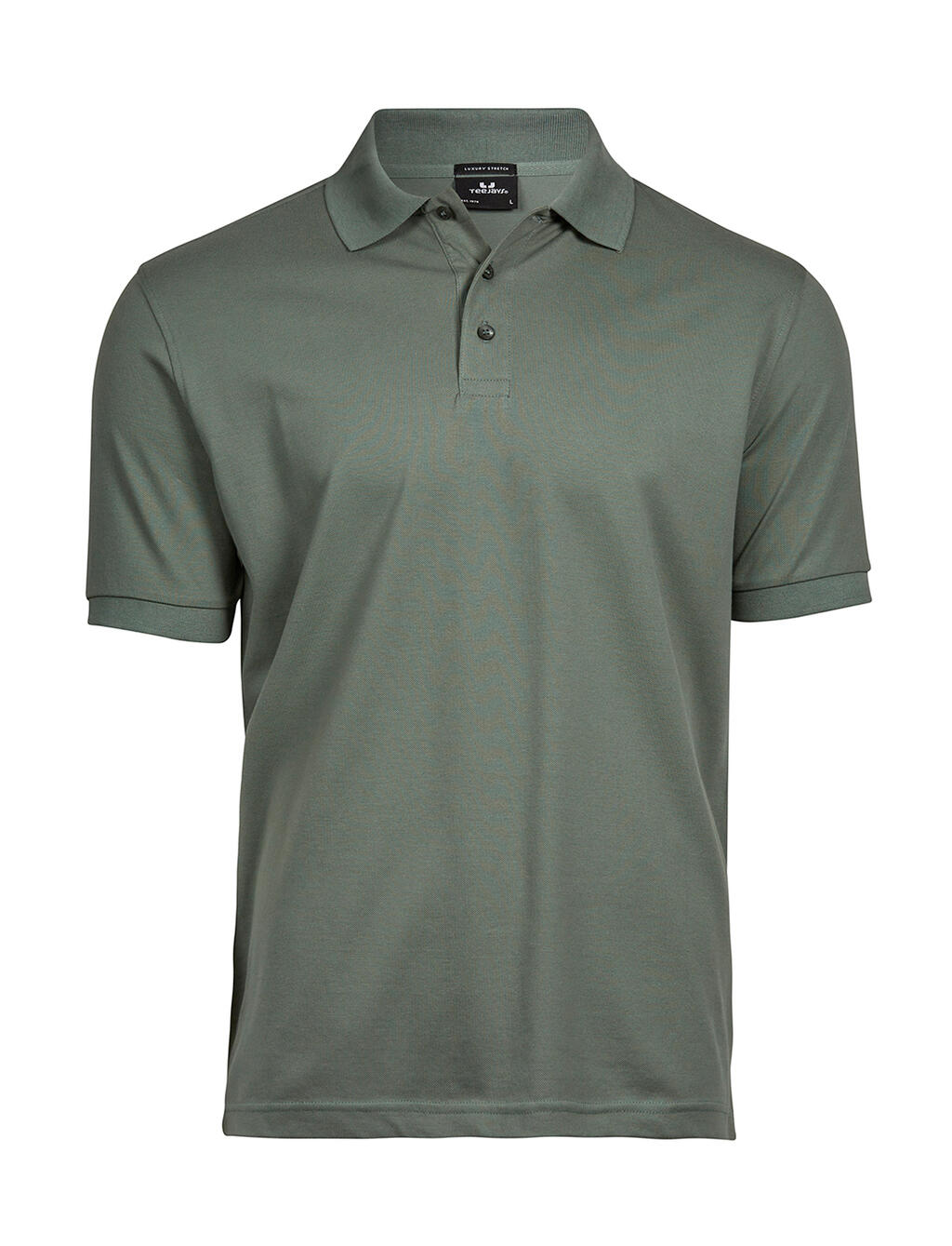 Polo de luxo elástica para homem - Folha Verde