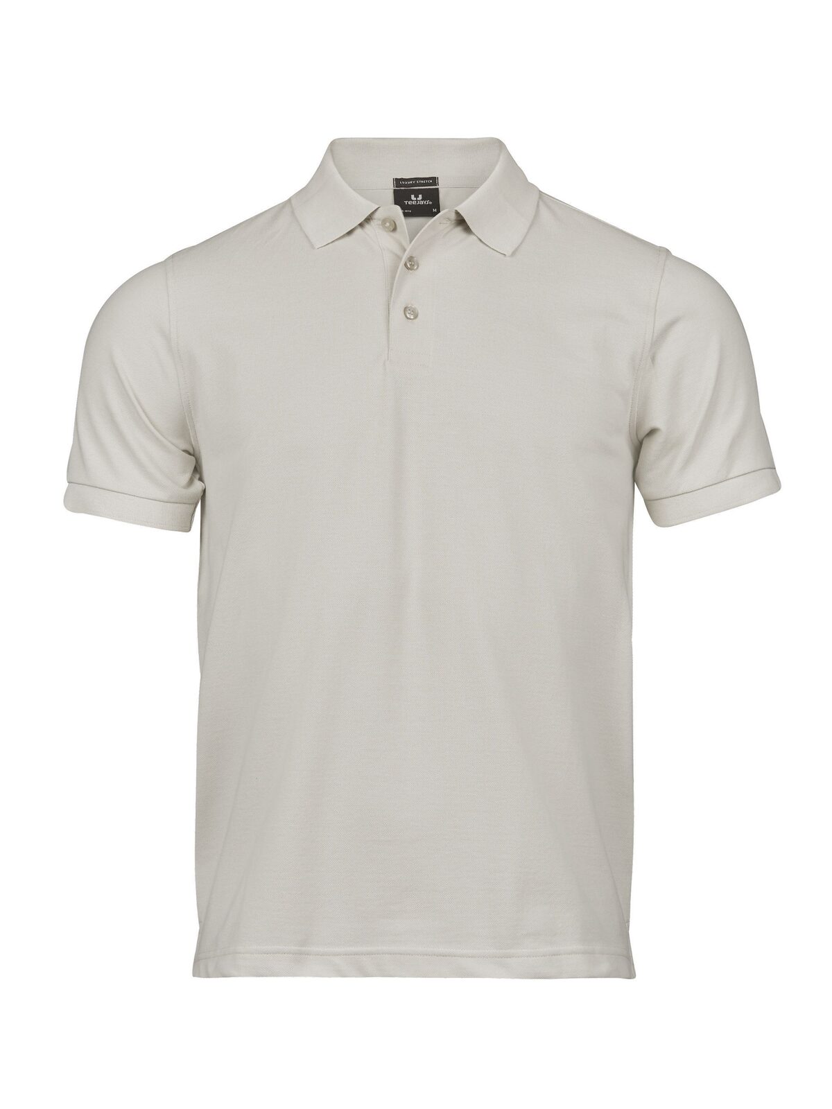 Polo de luxo elástica para homem - Cimento
