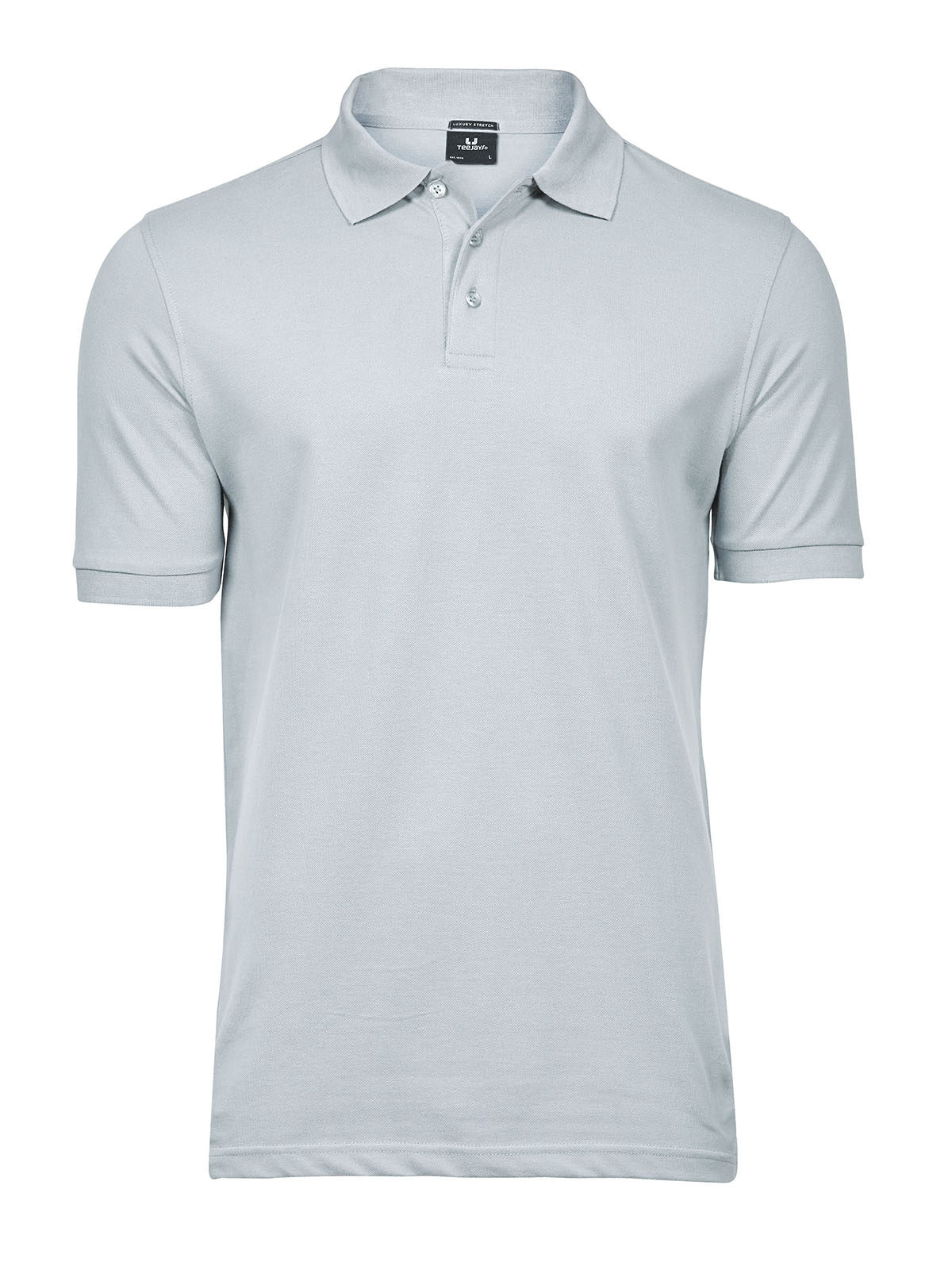 Polo de luxo elástica para homem - Azul Gelo