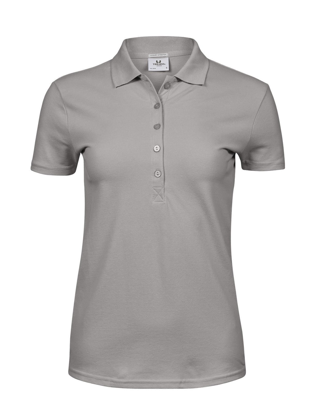 Polo feminino de luxo com elastano - Pedra