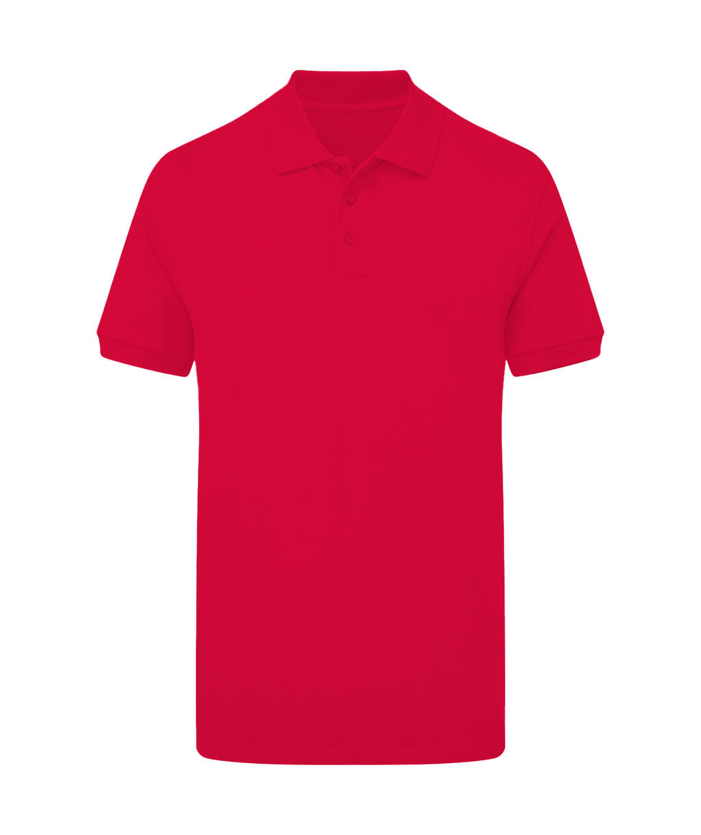 Camisa polo masculina stretch sem etiqueta da marca - 400 - Vermelho