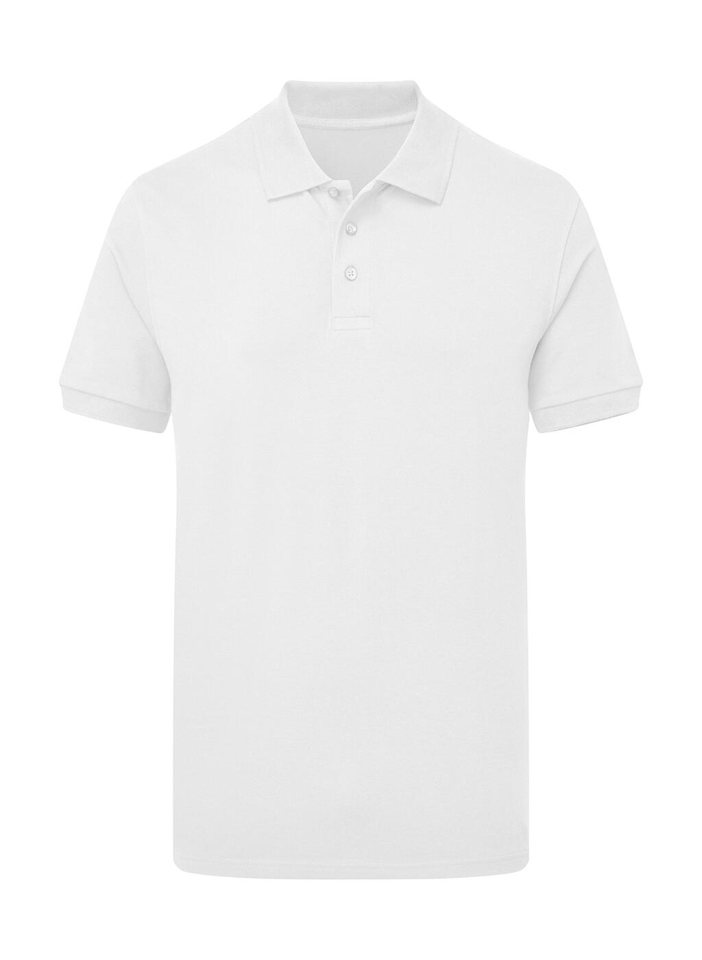 Camisa polo masculina stretch sem etiqueta da marca - 000 - Branco