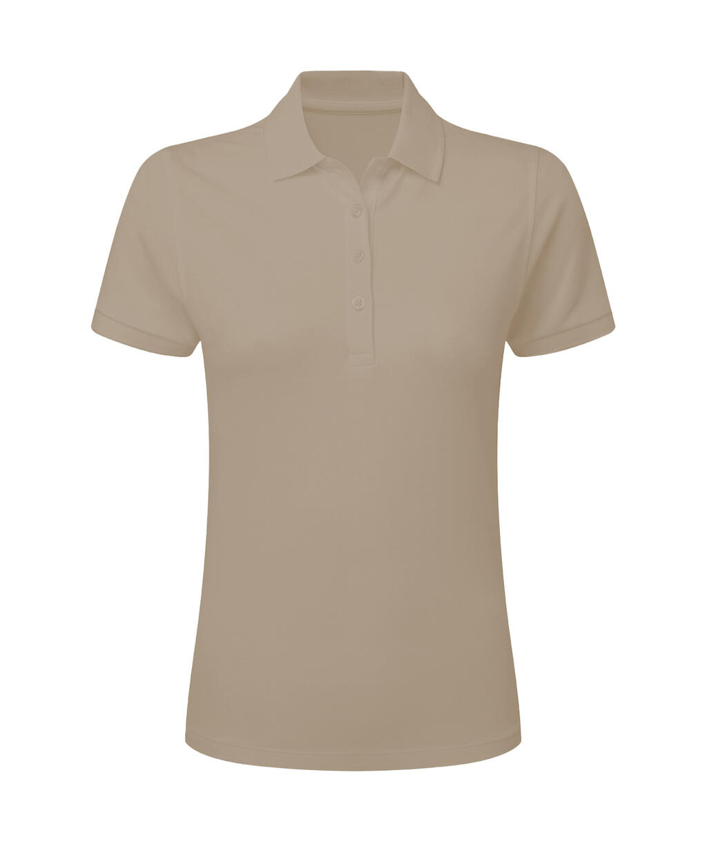Camisa polo feminina stretch sem etiqueta da marca - 745 - MACCHIATO PASTEL