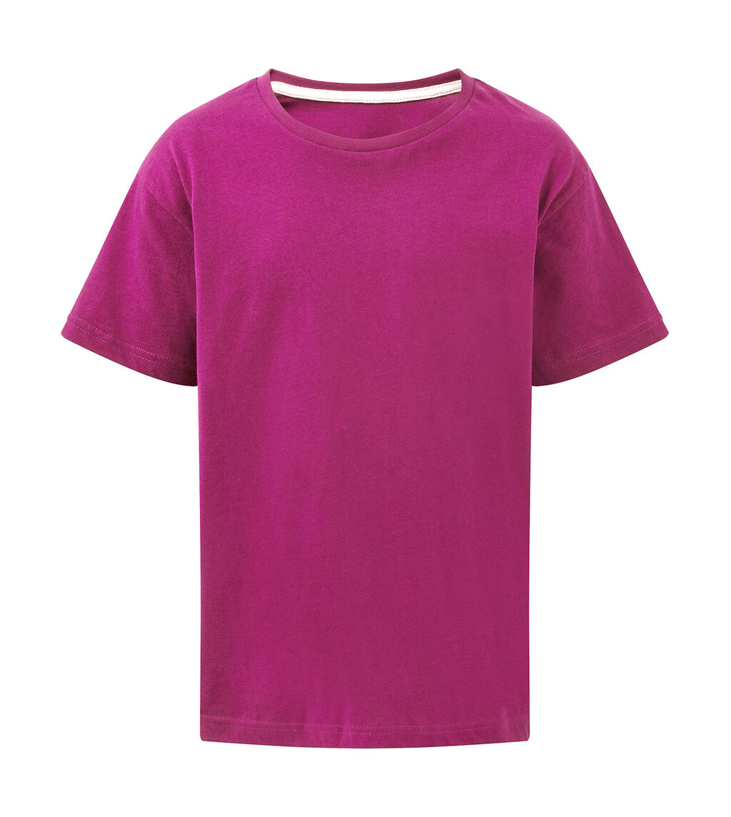 Camiseta infantil Signature sem etiqueta - 423 - Rosa escuro