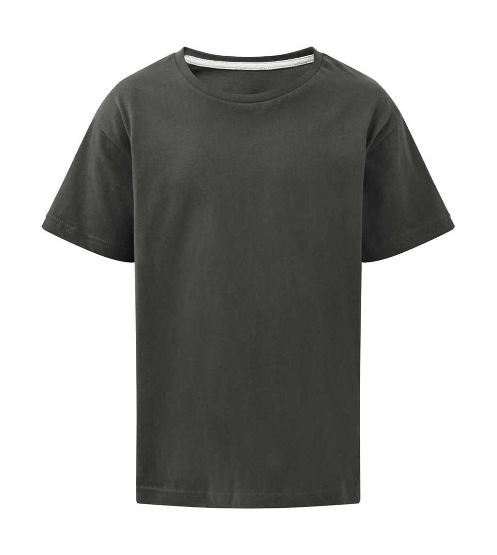 Camiseta infantil Signature sem etiqueta - 130 - Carvão