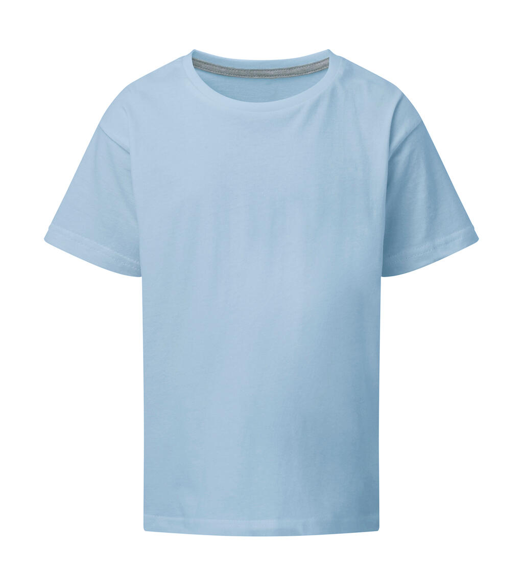Camiseta infantil Signature sem etiqueta - 320 - Céu