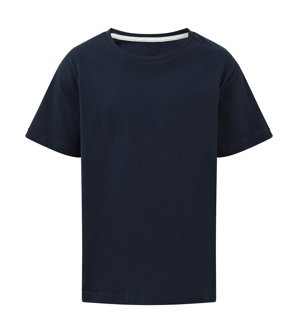 Camiseta infantil Signature sem etiqueta - 200 - Azul Marinho Escuro