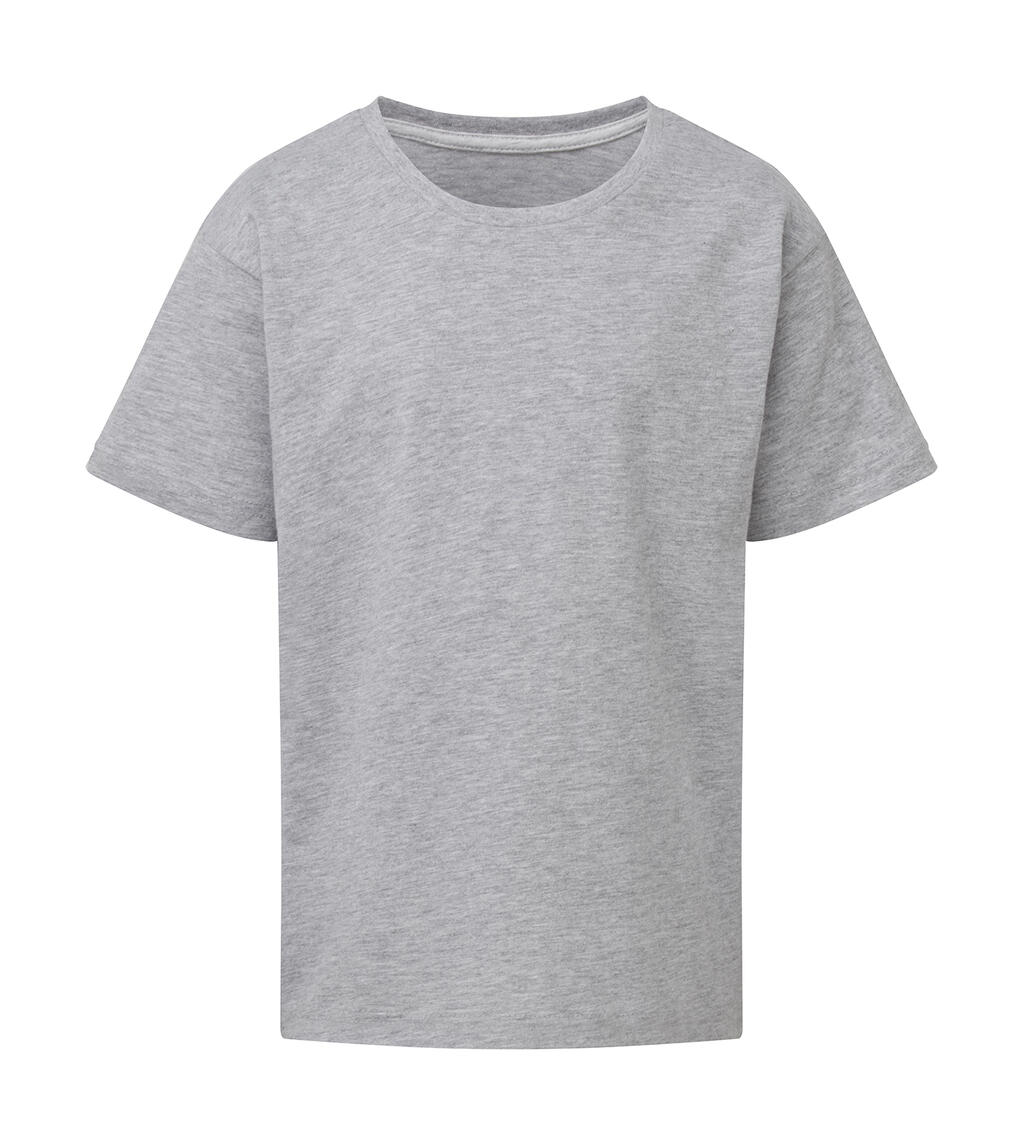 Camiseta infantil Signature sem etiqueta - 719 - OXFORD CLARO