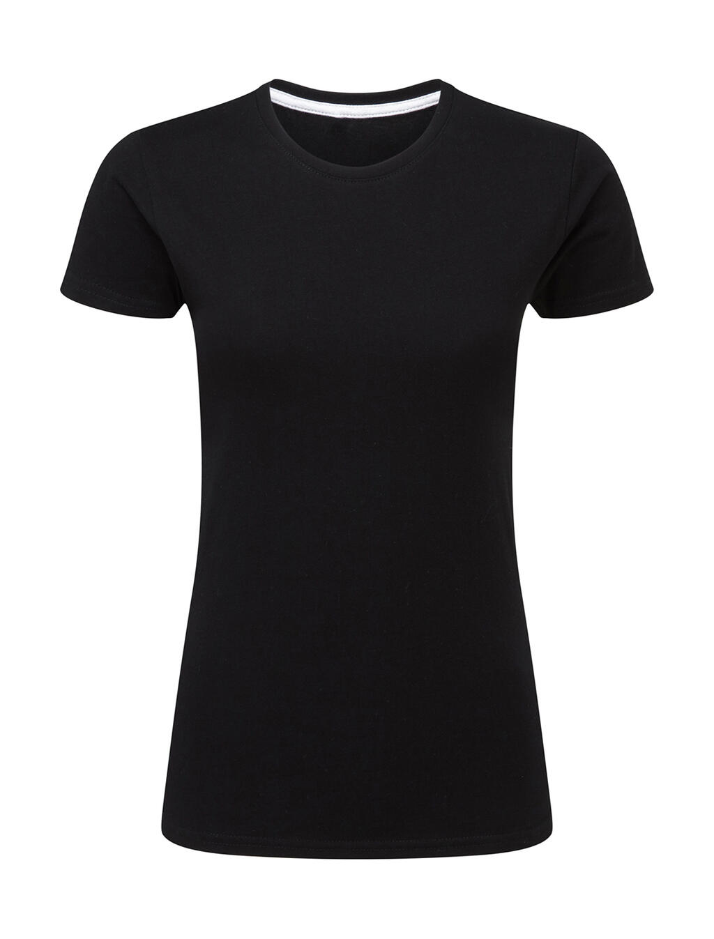 Camiseta feminina Signature sem etiqueta - 104 - Preto escuro