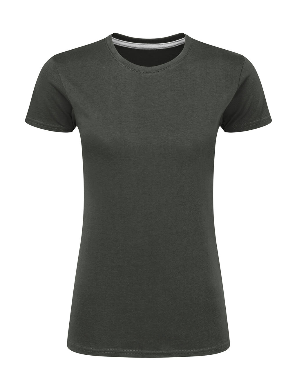 Camiseta feminina Signature sem etiqueta - 130 - Carvão