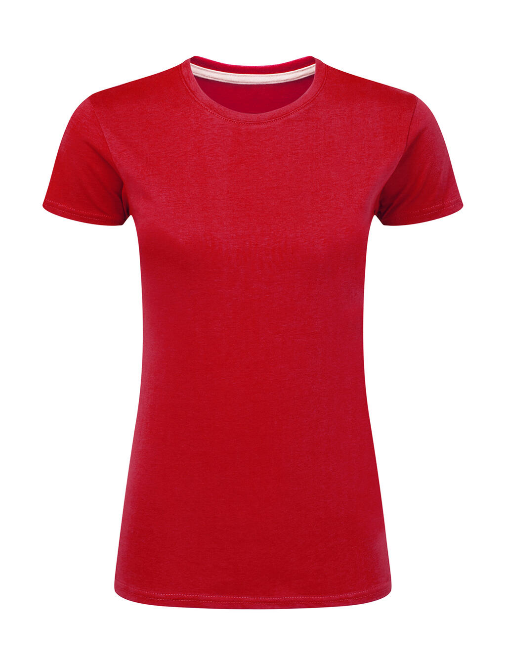 Camiseta feminina Signature sem etiqueta - 400 - Vermelho