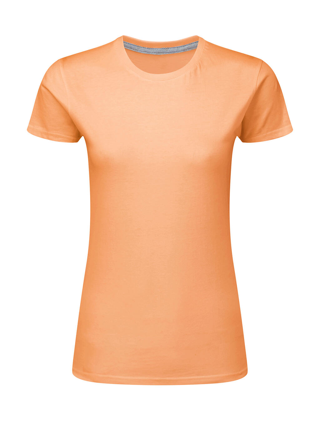 Camiseta feminina Signature sem etiqueta - 414 - Melão Cantaloupe