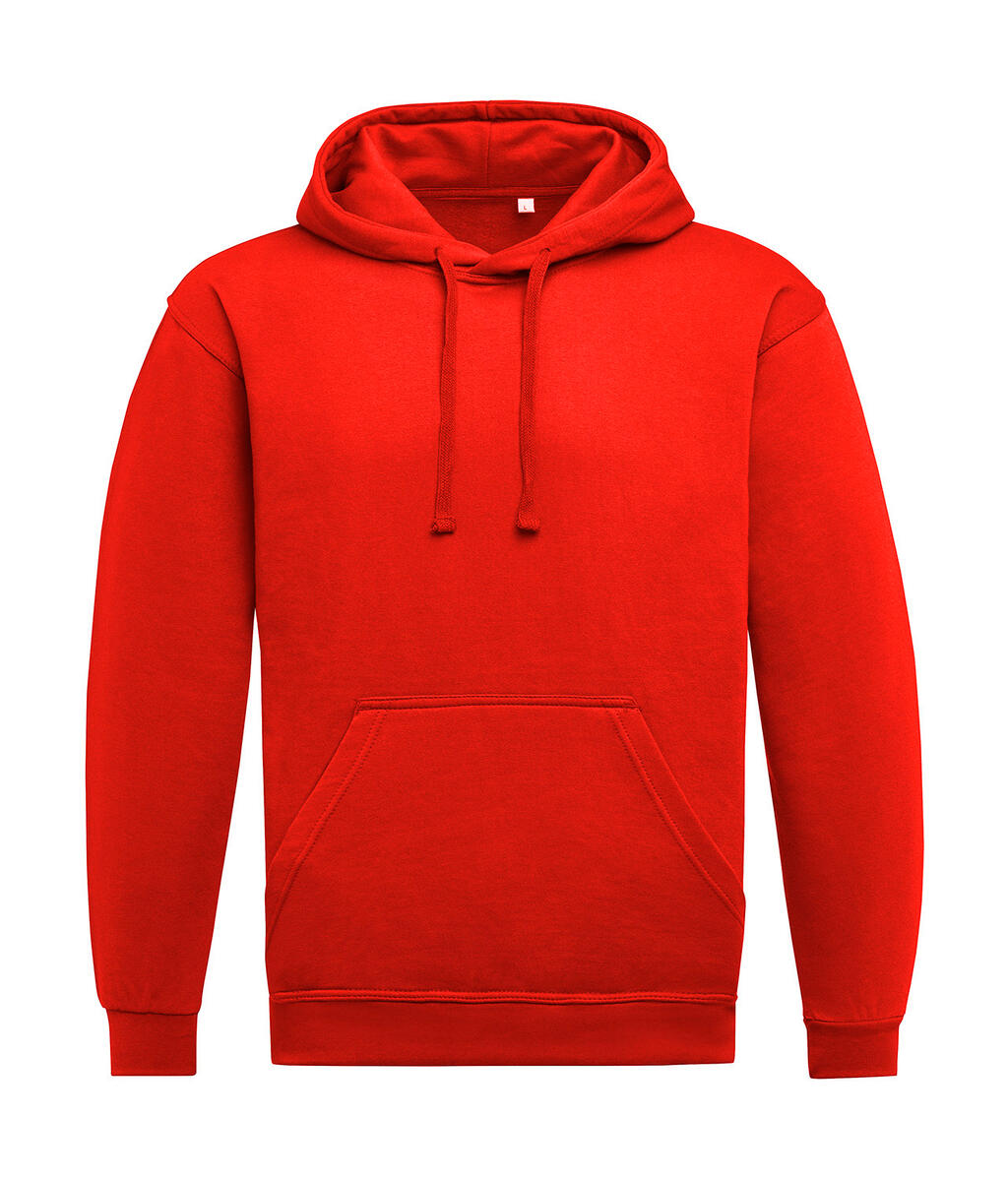 Moletom com capuz unissex - 400 - Vermelho