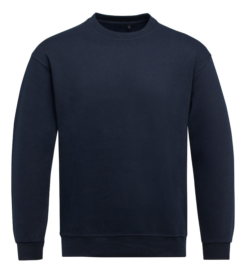 Moletom unissex com gola redonda - 200 - Azul Marinho Escuro