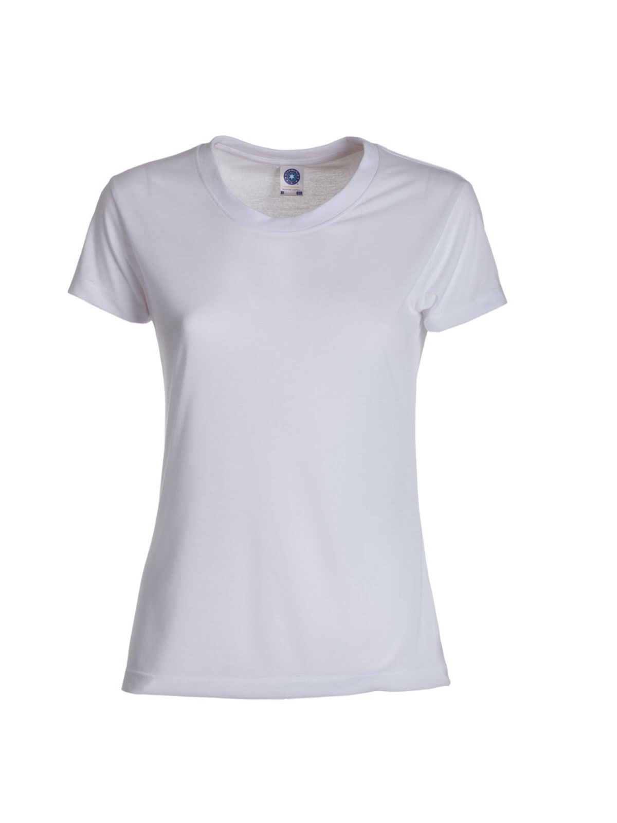 Camiseta feminina Gold Label para varejo - Atol/Branco