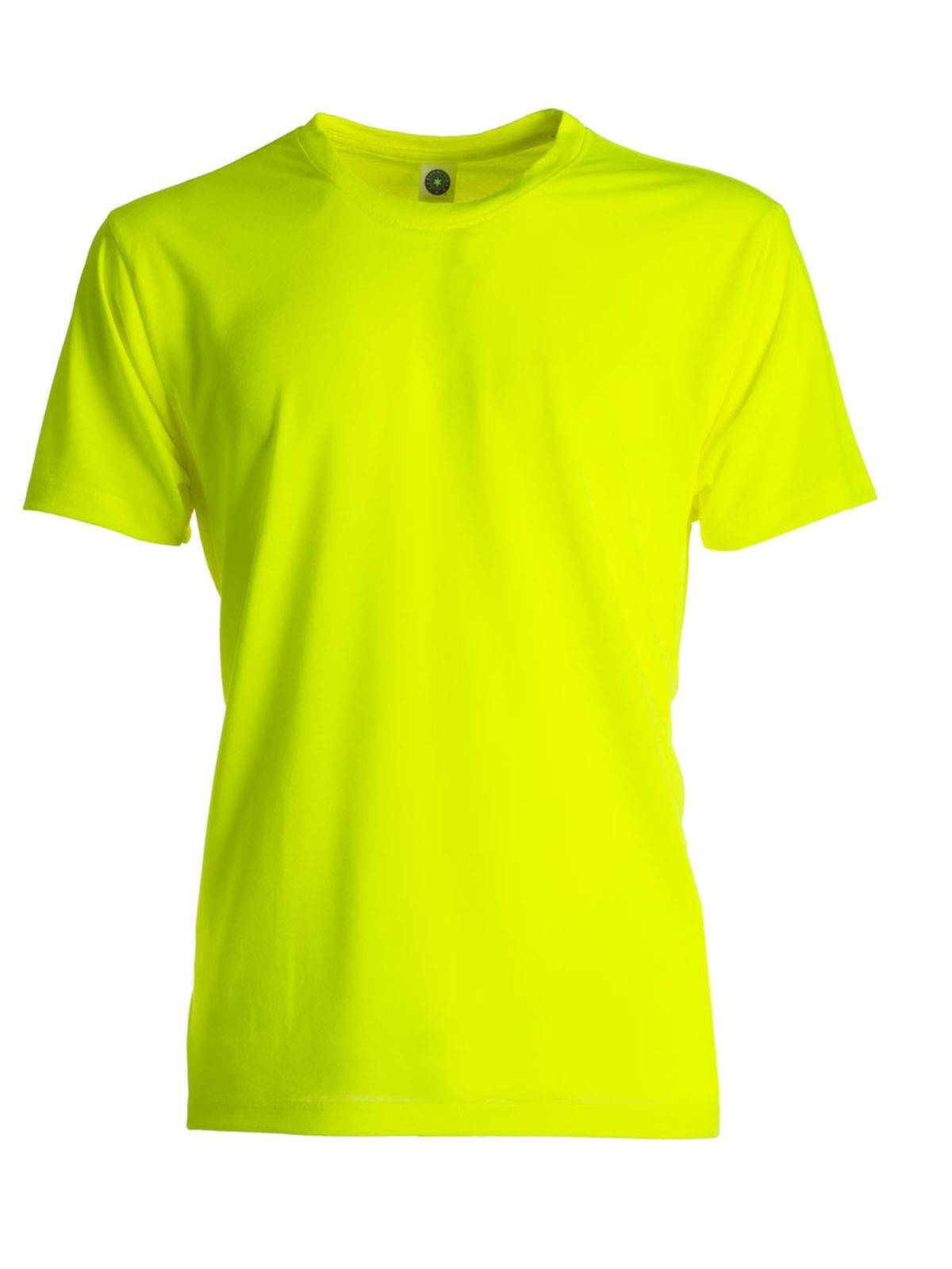 Camiseta masculina de desempenho - 64 - Amarelo fluorescente