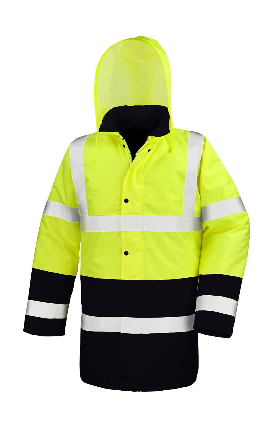 Jaqueta Safety Core Motorway bicolor - AMARELO - Amarelo Fluorescente