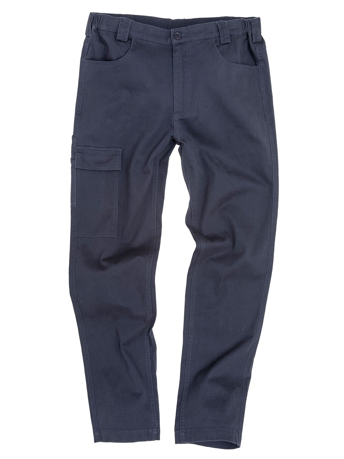 Calça chino slim super elástica - NVRD - Azul-marinho